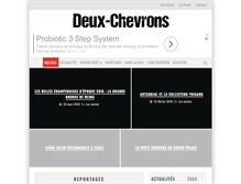 Tablet Screenshot of deux-chevrons.com